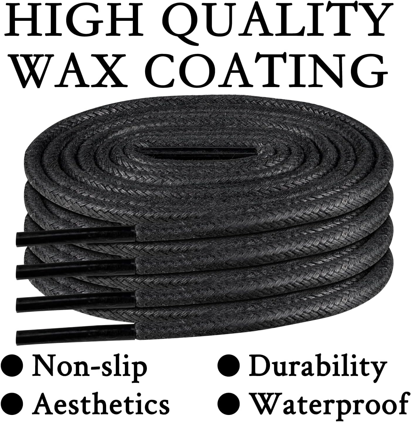 Pairs Shoelaces for Johnston Murphy Waxed Round Trinidad and