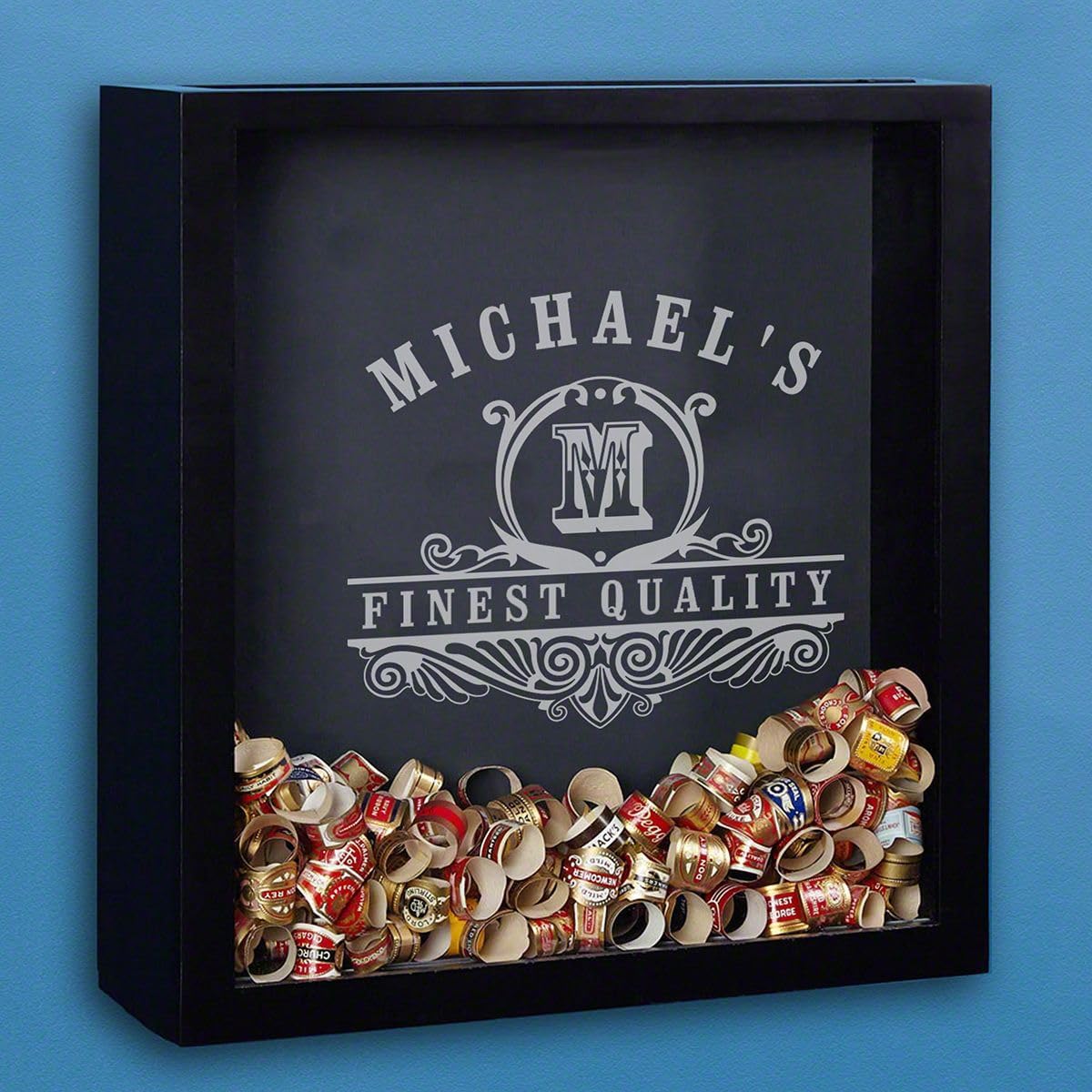 Oakmont Personalized Shadow Box for Cigar Bands (Custom Product)