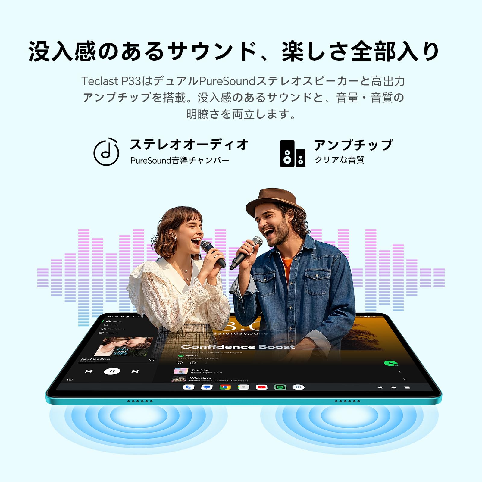 Amazon.co.jp: 【Android 15 タブレット 10インチ wi-fiモデル