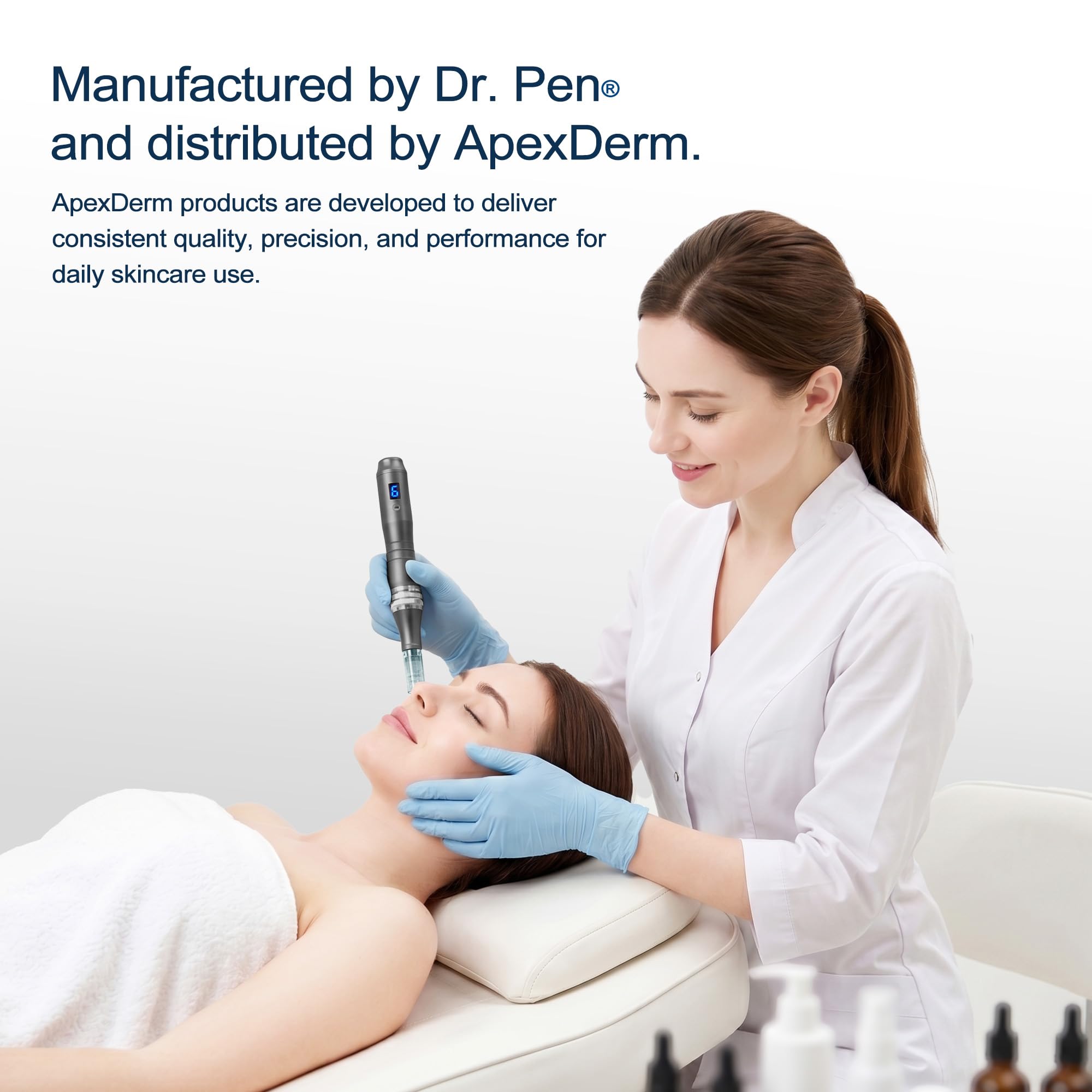 Dr Pen M8 Microneedle Pen for Home Use - 0.25mm Dr pen M8 Mcroneeding Derma Roller Pen for Women Men - Micro Needle Roller Pen for Skin Tools
