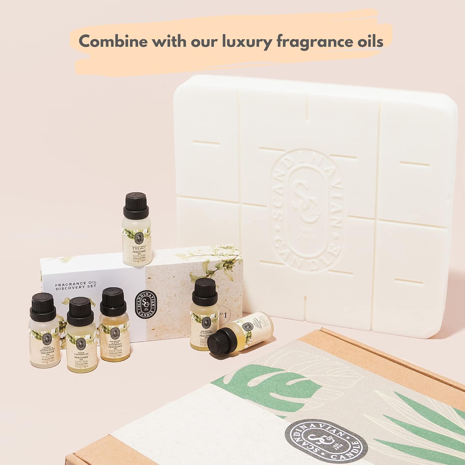 Coconut Soy Wax for Candle Making - Coco Luxe - 5 lbs. - Natural and Vegan Candle Wax Blend for High Fragrance Load - Candle Making Supplies - for Container Candles, Candle Molds, and Melts