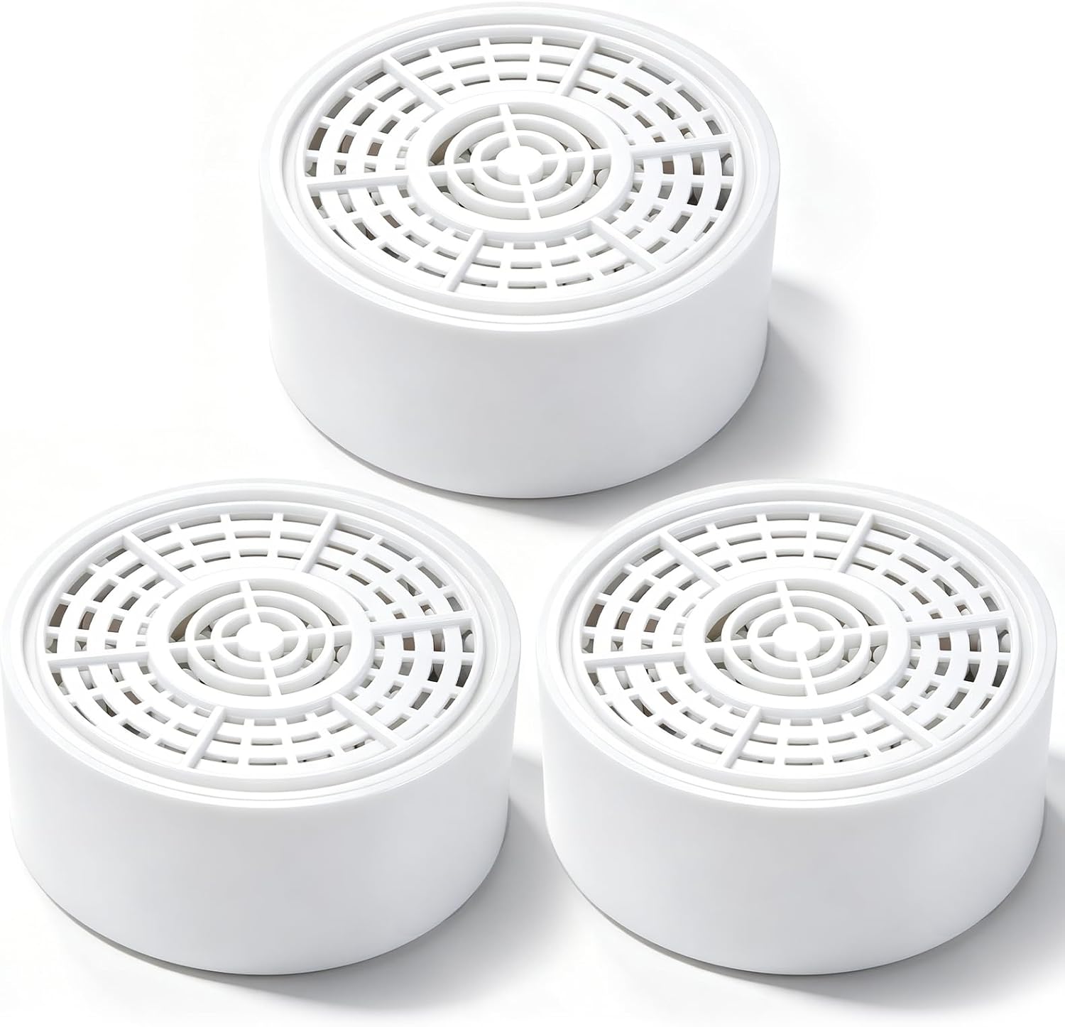 2-Pack Universal Replacement Bath Filter Cartridge, Compatible with Crystal Quest, Beati. Removes Chlorine, Contaminants & Odors.
