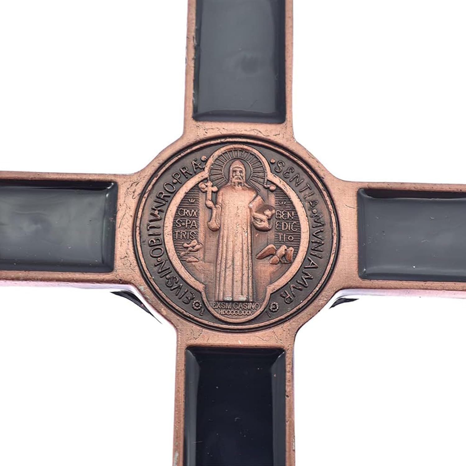 BRAVECOW 19.5x9.5cm Catholic Cross for wall Crucifix Wall Cross Saint Cross Jesus Christ INRI Vintage Wall Decor Hanging for Home Decor