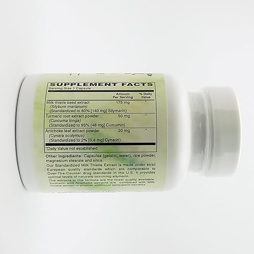 Miniatura 2 de Holly Hill Salud Alimentos, Estandarizado Cardo Mariano Europea, 1