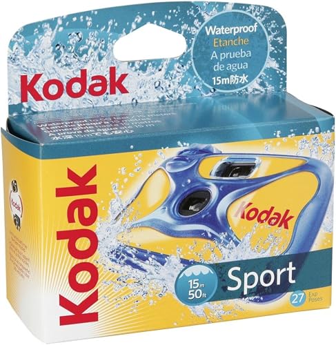 Sport Appareil Photo Jetable Etanche 15m 35mm 27 Poses KODAK