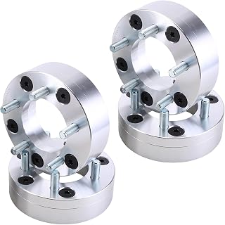 EWLSAC 4 PCS 2inch 6x5.5inch to 5x4.75inch Flange Hubcentric Wheel Spacers with 14x1.5 Studs 108mm Bore Compatible for GM-C Chevy Cadilla-c