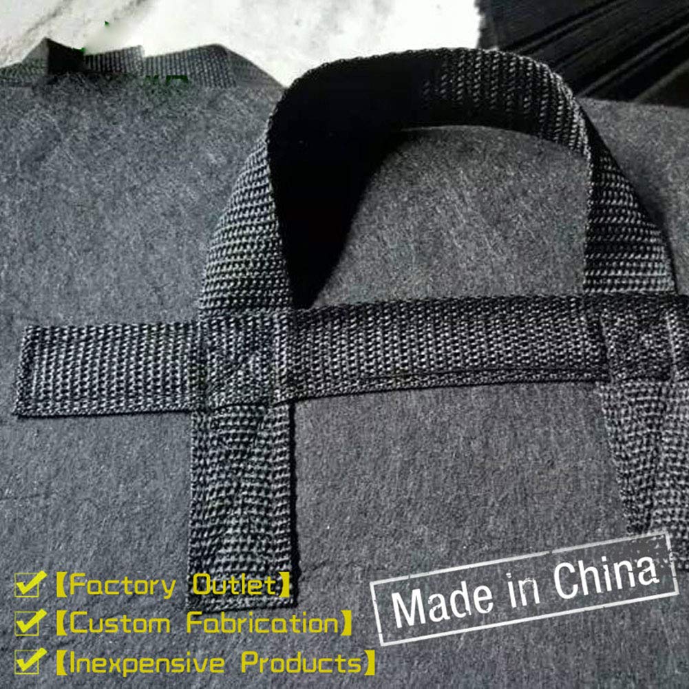 MoonyLi 5 Stück Pflanzsack aus Vliesstoff- mit Riemengriffen,Pflanzen wachsen Taschen für Gärtnerei und Wachsen der Pflanzung, Beste Wurzelbehandlung 25Gallons
