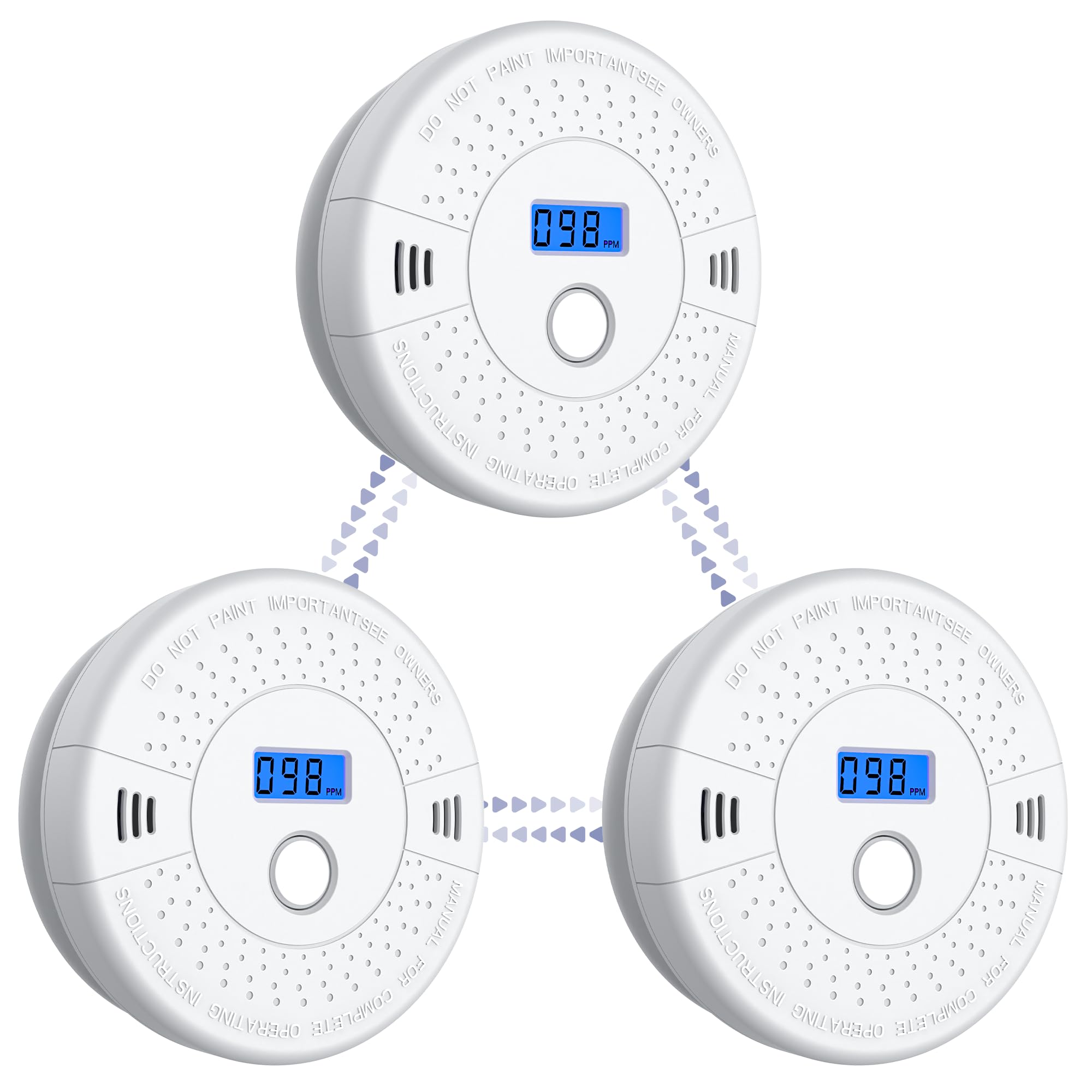 Interlinked Smoke Carbon Monoxide Detector Combo