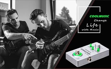COOLMUSIC A-DE01 Echolation Digital Delay Pedal with 9 Effects...