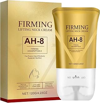 AH-8 Firming Neck Cream for Crepey Skin Body Care Comfort, Neck Firming Cream with Roller, FirmingNeck Cream with Roller, Moisturizing, NeckFirming and Tightening