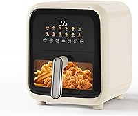 Vista 1 de Fullwill Freidora de aire con ventana visible, 7.5 cuartos de galón, freidora de aire multifunción 12 en 1, asar, hornear, deshidratar, papas