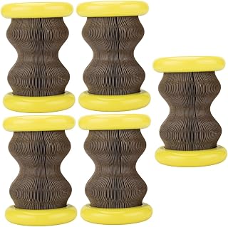 BESTOYARD 5Pcs Brinquedos De Papelão Ondulado Para Gatos Brinquedos Para Animais De Estimação Arranhador De Gatinhos Arranhador De Gatinho Arranhador De Papel Ondulado Brinquedo De Gatinho