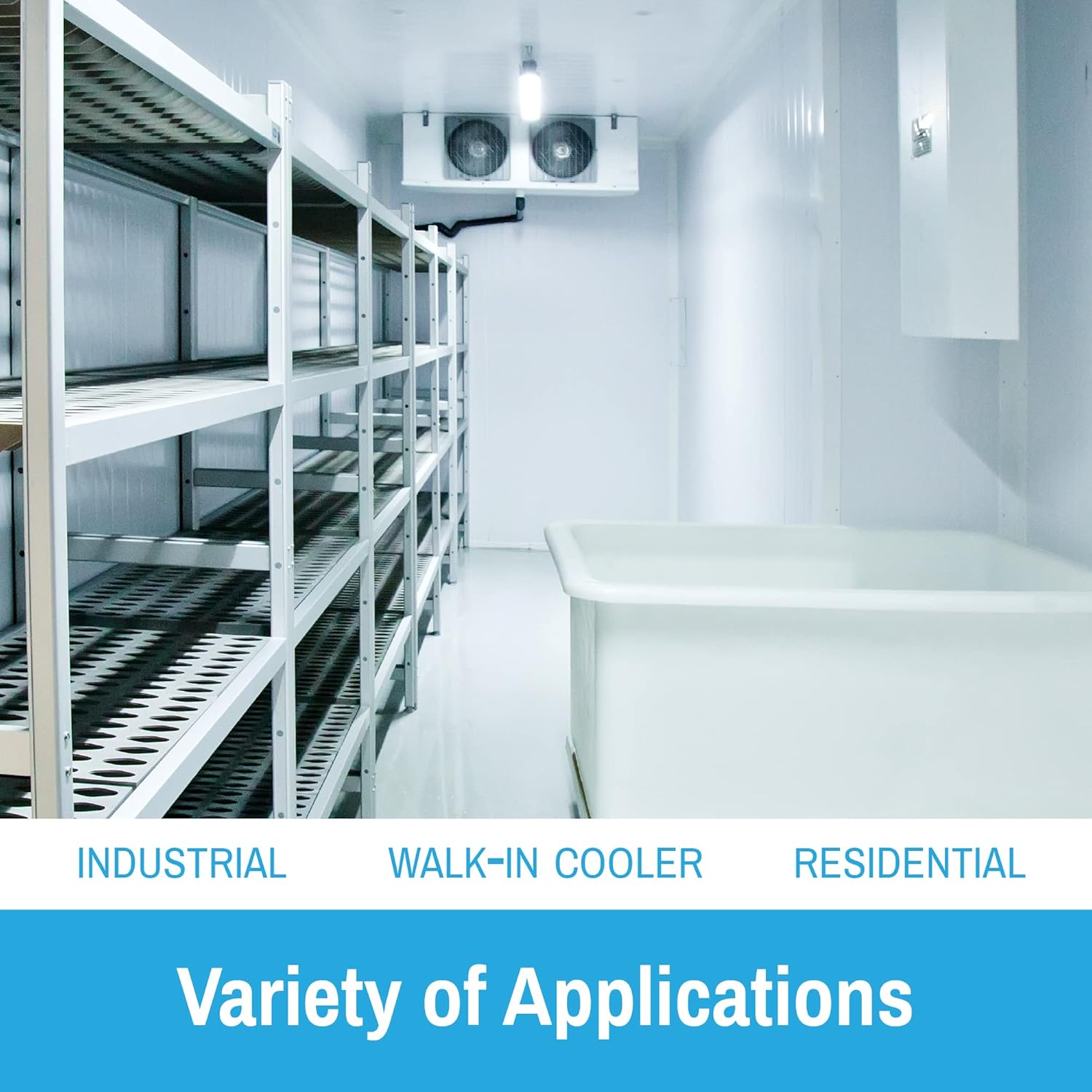 CLEANLIFE LED Vapor Tight Light Cage Jelly Jar, Transparent Lens – Integrated LED Industrial Light Fixture for Indoor and Outdoor Ceiling Light Fixture, Vapor Proof Security Cage Light, NSF Certified