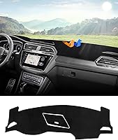 Vista 9 de Autorder Alfombrilla de Salpicadero para Rivian R1T 2022-2025 2026 Accesorios Cubierta de Salpicadero Manta de Salpicadero Franela Protección contra