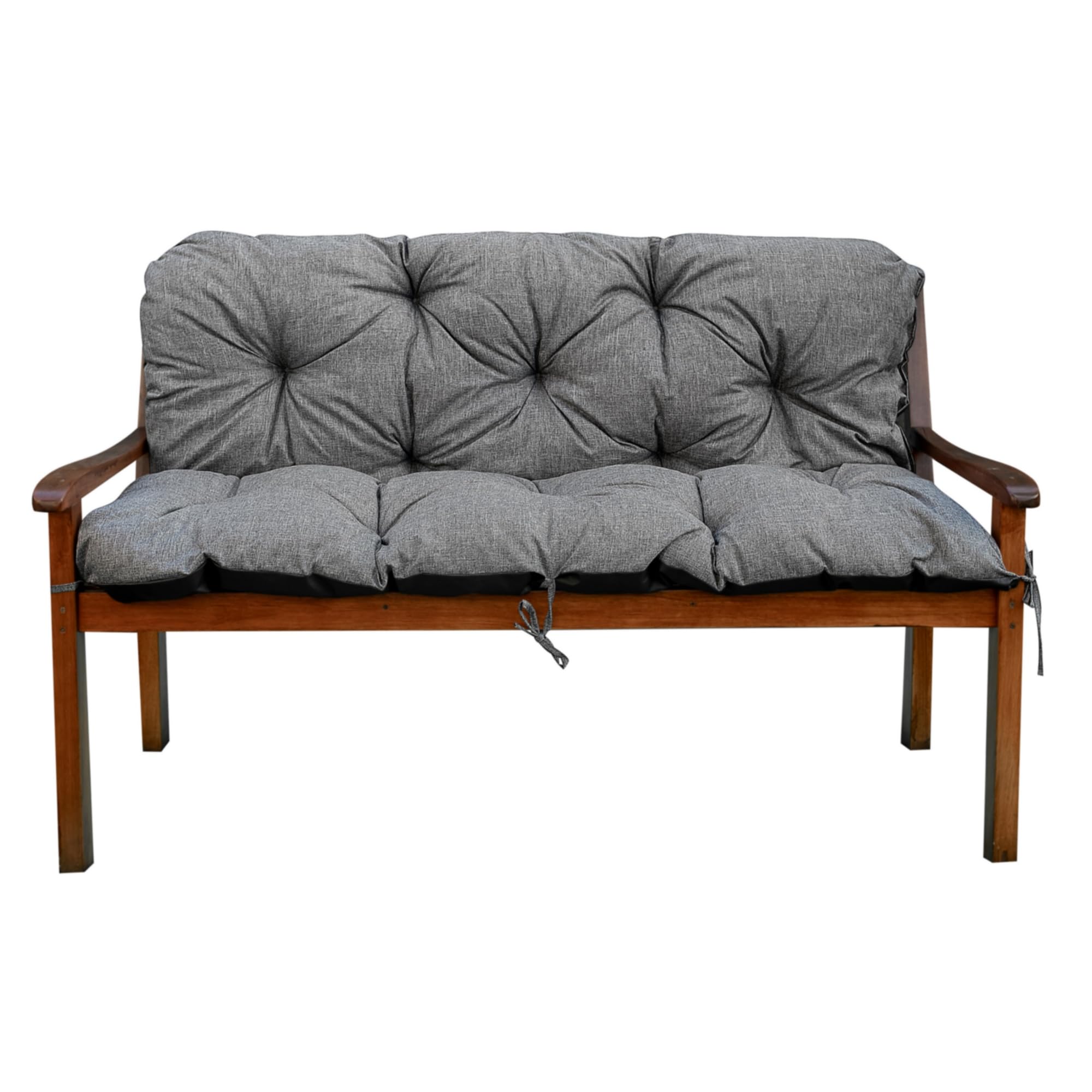 Coussin pour Un Banc de Jardin, Coussin pour Un balançoire de Jardin, Un siége, Un Dossier V2 120x60x50 Gris