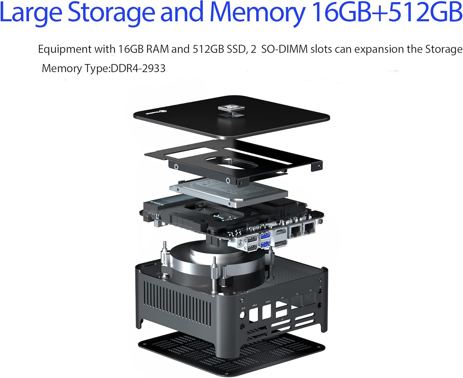 Creative Product Mini Computer Intel i7-10750H Processors Windows 10Pro,16GB RAM 512GB SSD Mini PC, Micro Desktop Computer with HDMI/DP Dual 4K Support mSATA Dual Band WiFi 2.4G/5G BT 5.0 for Office Gigabit Ethernet