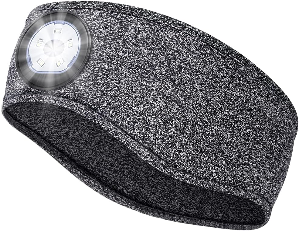 Father Gifts for Dad LED Head Light - Camping Accessories Fishing Gifts for Men Women Adults Teen Boys Girls Headlamp Flashlight Hands-Free Sports Headband Running Gear Cool Gadgets for Men