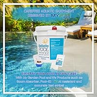 Vista 2 de Pool Breeze 88417 - Tabletas de cloro de 3 pulgadas - 5 libras - Pestañas compactas de cloro para piscina - con tiras de prueba My Garden Pool 7