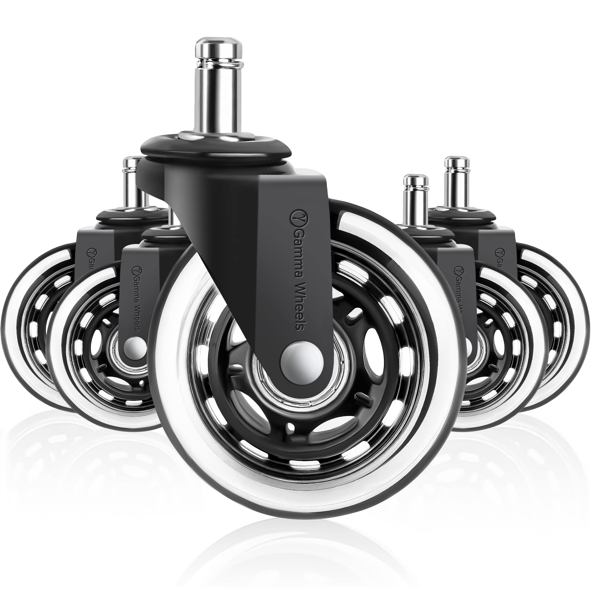 Gamma office chair wheels black