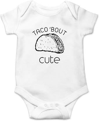 CBTwear Taco Bout Cute Funny Baby Bodysuit Cute Infant Outfit