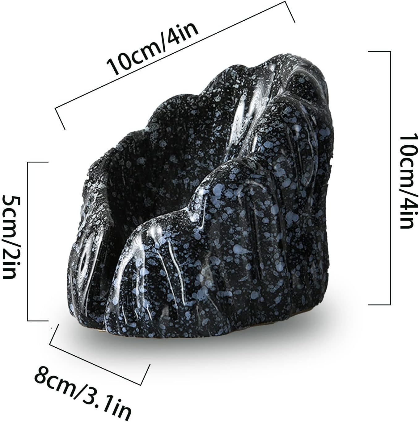 Soap Dish*Soap Box,Japanese Gradient Glaze Soap Dishes For Bar Soap, Bar Of Soap Holder, Self Draining Soap Dish, For Bathroom Kitchen-Galaxy-10x8x10cm(Galaxy)