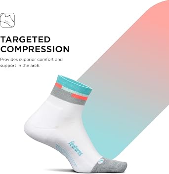 Feetures Elite Light Cushion Quarter Sock