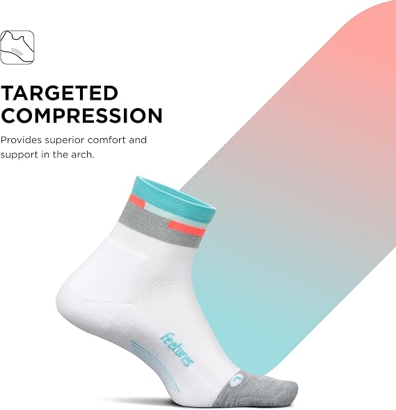 Feetures Elite Light Cushion Quarter Sock