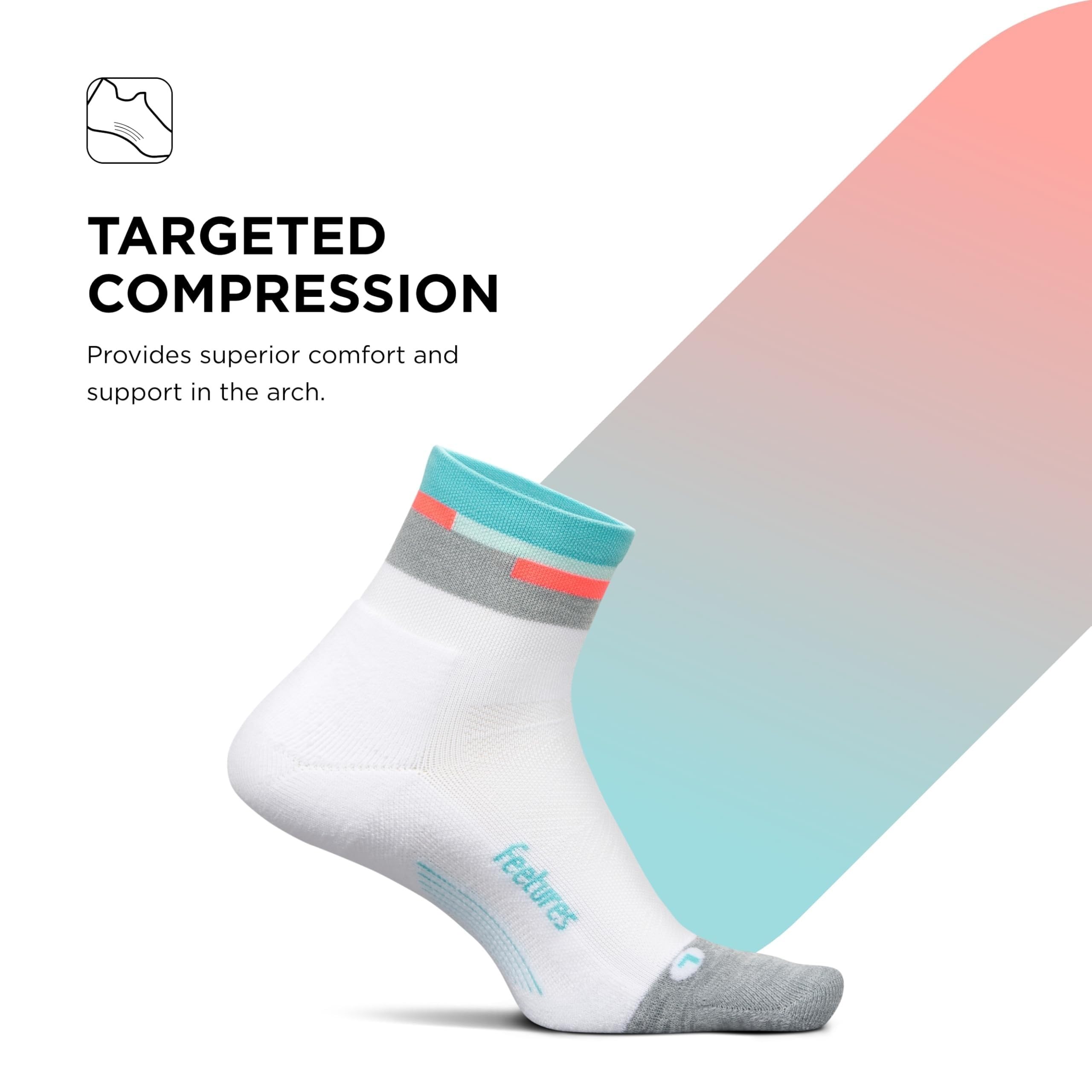 Feetures Calcetines de Cuarto Elite
