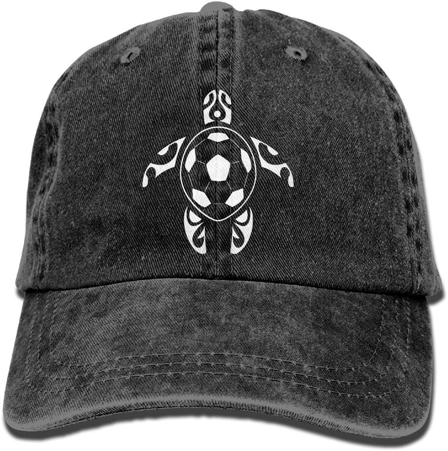 Men and Women Soccer Sea Turtle-1 Vintage Jeans Baseball Cap