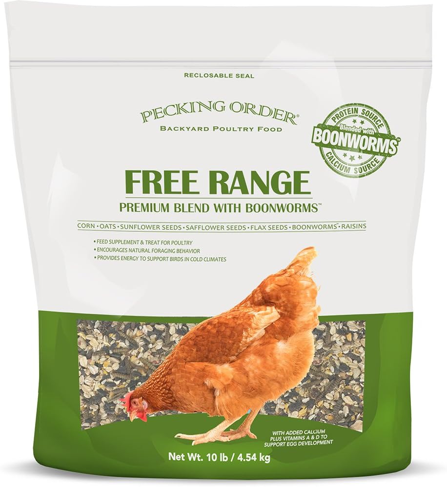 Pecking Order Boonworm Treats, Free Range Blend (10 lb)