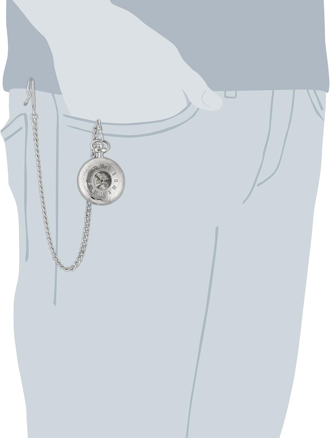 Charles-Hubert, Paris Mechanical Pocket Watch