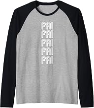 FAI Fairbanks Airport Travel Raglan Baseball Tee