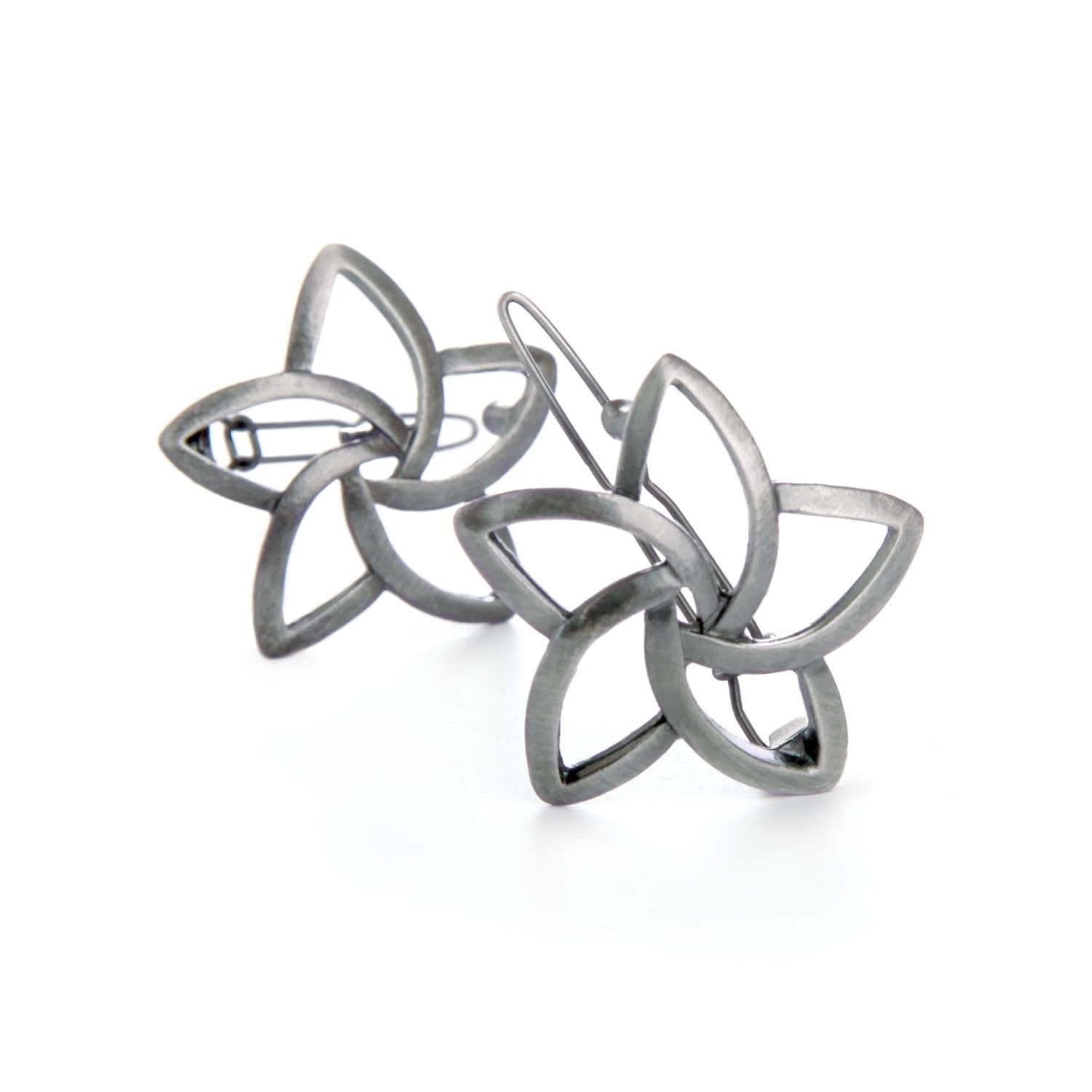 Goody Hair Barrettes, Star Shaped Jean Wire, Gold, 2 Count, (1942442) : Hair Styling Products : Beauty & Personal Care