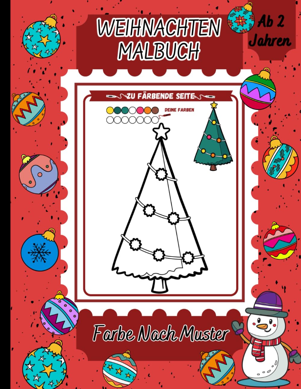 Livre de coloriage de Noël par motifs à glisser sous le sapin