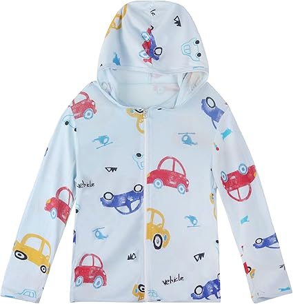 ANIMQUE Kinder Sonnenschutz Kapuzenjacke - Leicht & Atmungsaktiv