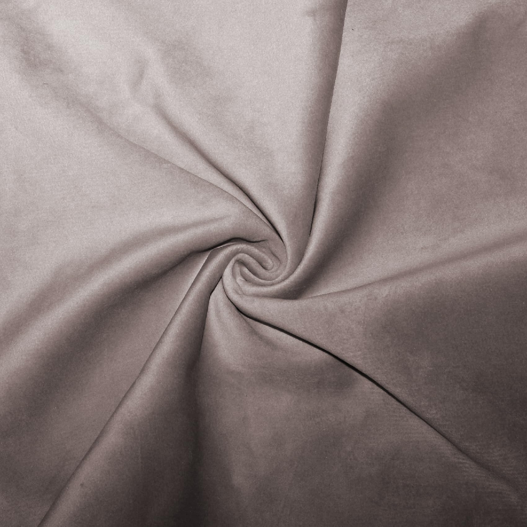 Rideau Isolant Et Occultant en Velours Doublé Polaire - Velours 100% Polyester - Thermique Phonique - pour Chambre Salon - Ruban Thermocollant Inclus - 135 x 280 cm - Taupe