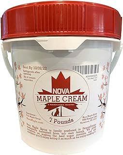 Nova Maple Cream - Pure Grade-A Maple Cream Butter Spread (7 Pounds)