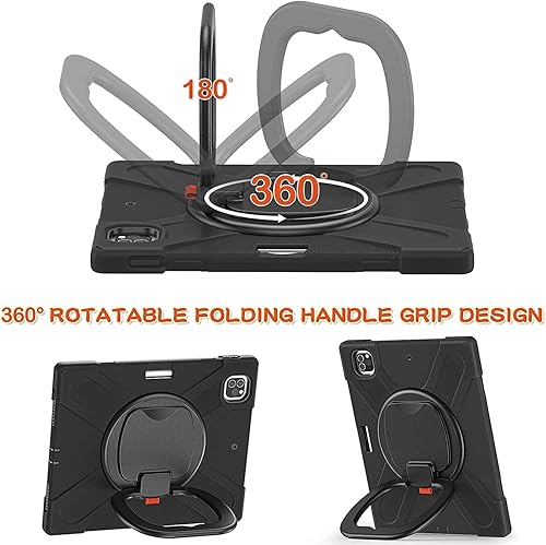 Vista 329 de Funda para iPad (A16) de 11 pulgadas 2025, Aslo para iPad 10 de 10.9 pulgadas 2022, funda resistente a prueba de golpes, soporte giratorio, soporte