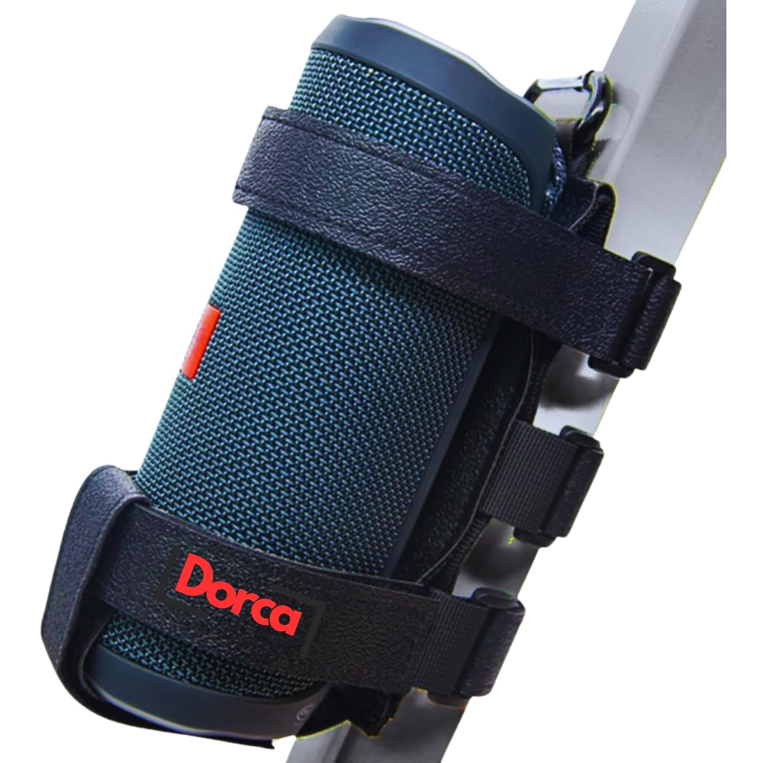 Dorca® Cycling Speaker Holder, Portable Universal Bluetooth Speaker Holder with Carabiner & Adjustable Hook and Loop Straps – Compatible with JBL Flip/Charge/Clip, Bose SoundLink, Anker (Black)-image-25