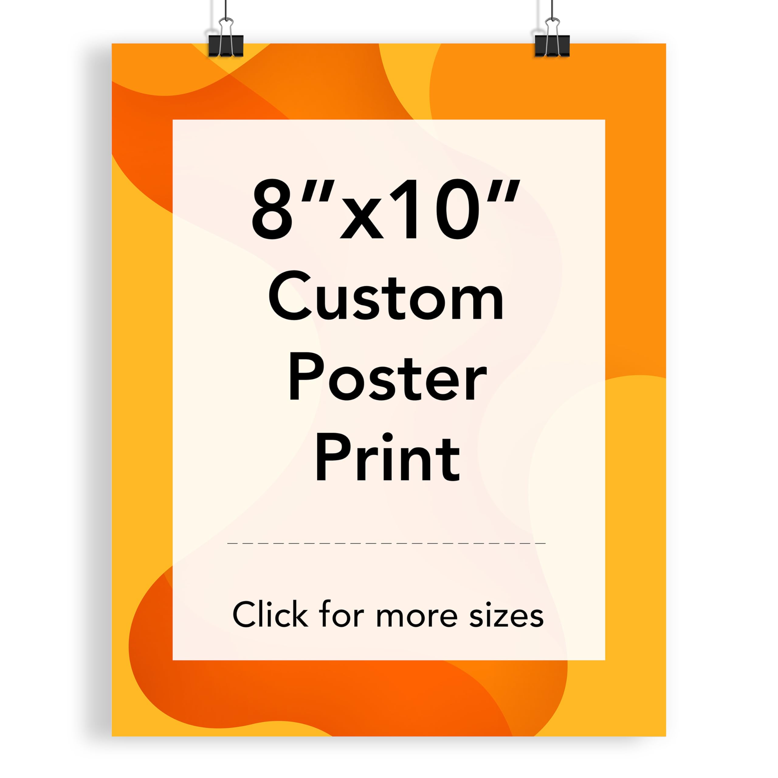 Custom Poster Print, 8x10, Upload Any Photos/Images, Personalized Photo Prints, DIY Your Own Poster, Photo to Poster Printing
