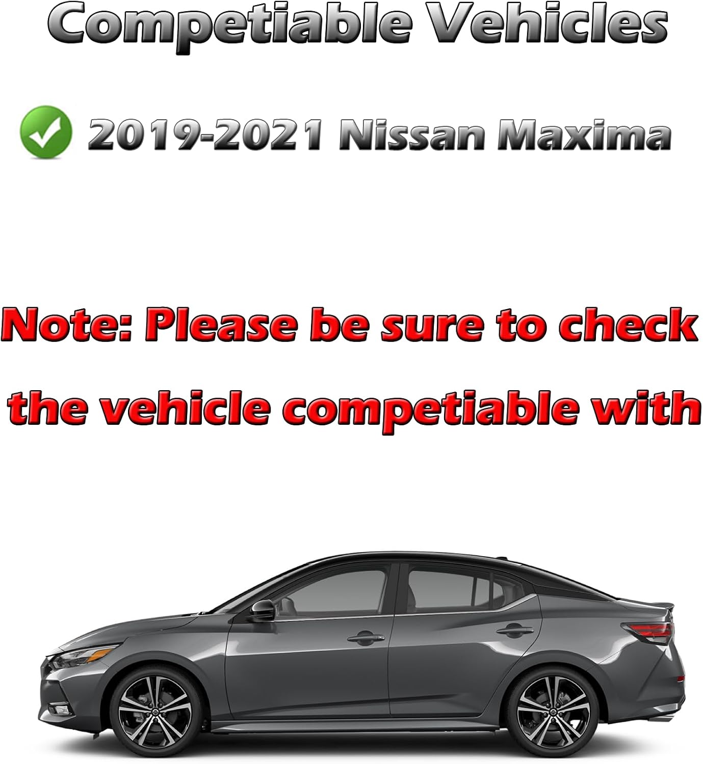 Smart Key Fob for Nissan Maxima 2019-2021, Alliskeys Proximity Keyless Entry Remote Control Key Fob Compatible with Nissan Maxima 2019-2021 KR5TXN7 285E3-9DJ3B S180144906
