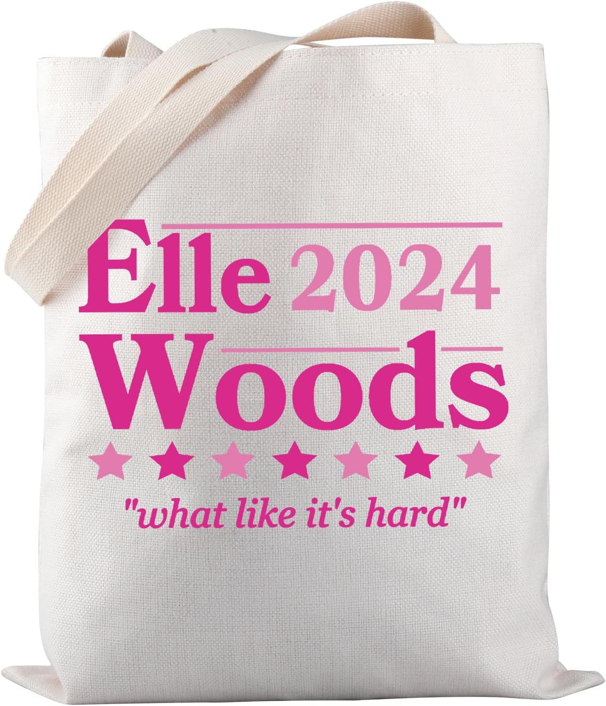 PWHAOO Attorney Tote Bag Elle Woods 2024 What Like It's Hard Tote Bag Lawyer Tote Bag Lawyer Graduation Gift