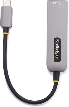 USB-C إلى محول إيثرنت، 100 W PD تمرير من خلال، NIC، USB 3.0 Type-C 1 Gbps شبكة متعددة السرعة، ويندوز وماك