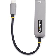 StarTech.com USB-C to Ethernet Adapter, 100W PD Pass-Through, NIC, USB 3.0 Type-C 1Gbps Multi Speed Network, Windows & Mac