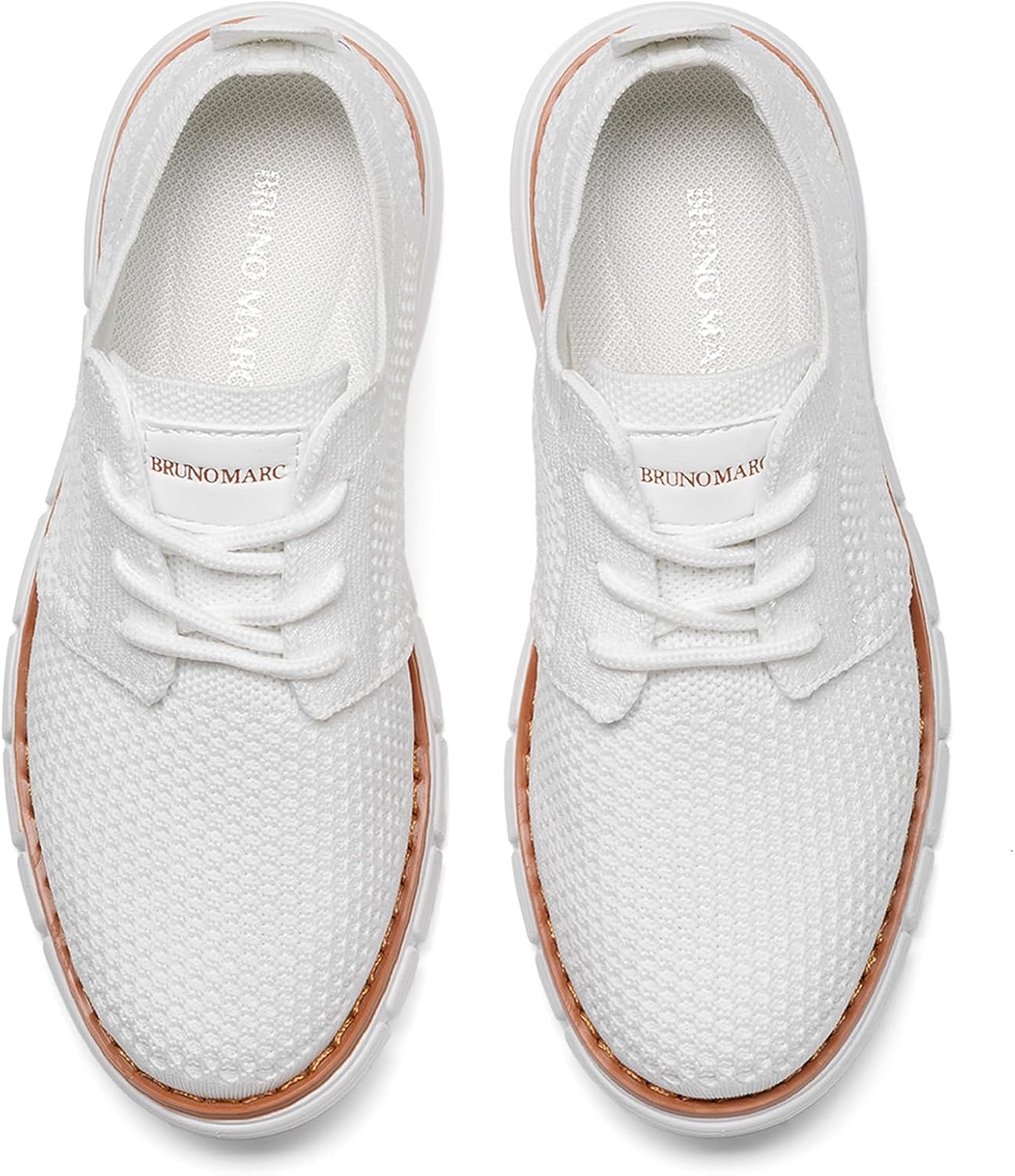 Bruno Marc Boy's Mesh Sneakers Oxfords Casual Dress Lace-Up Lightweight Walking Shoes