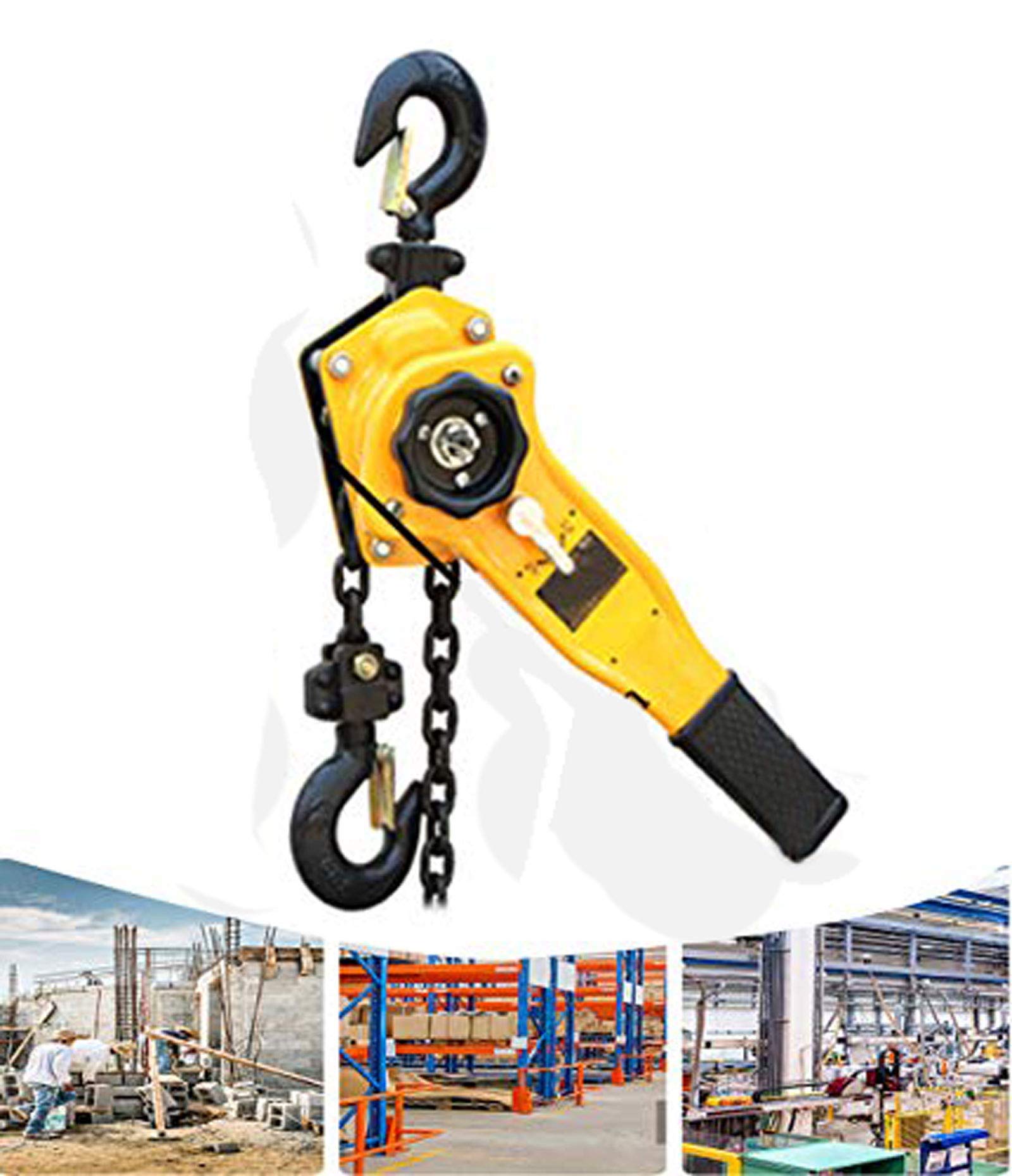 Buy Auink Manual Lever Chain Hoist, 0.75t/1.5t Hand Lift Steel Chain