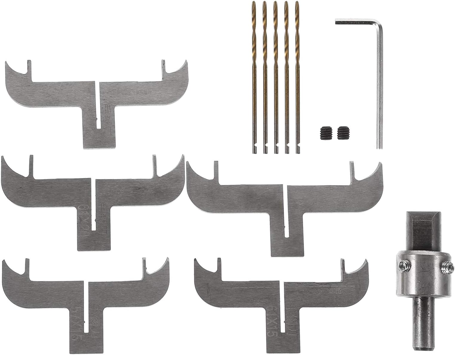 EXCEART 1 Set Bracelet Drill Bit Set Wooden Bracelet Maker Milling Cutter Set High Steel Wood Bracelet Ring Bangle Blades Woodworking Tool Kit for CNC Machine Router Bit