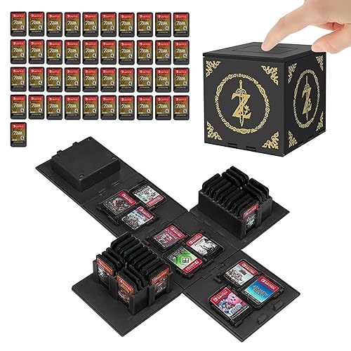Miniatura 8 de doepeBAE Game Card Case Compatible with Nintendo Switch,Extra Large Capacity Switch Game Case,Upgraded 41 Slots Switch Game Card Storage Box,Press