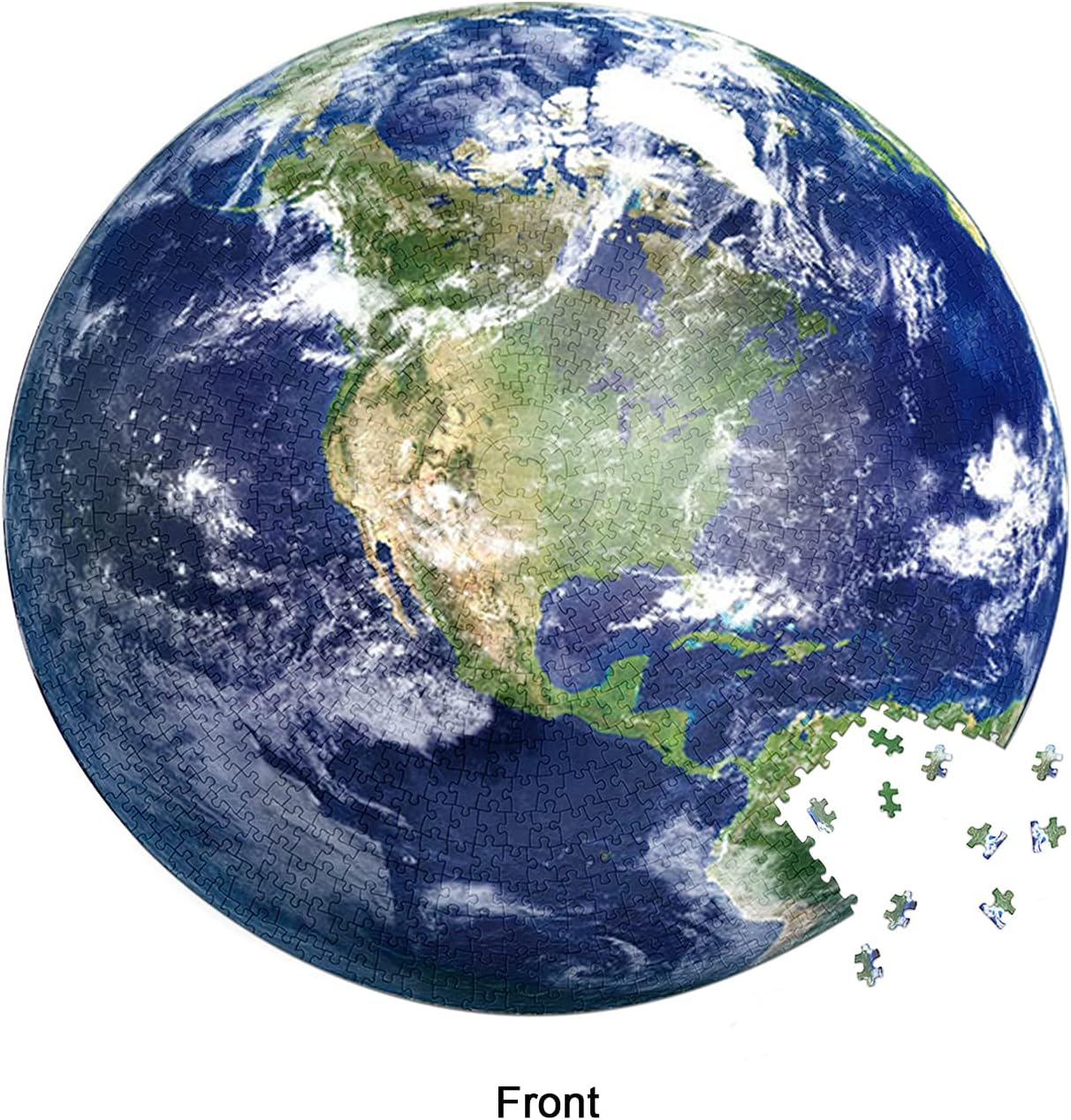 Buy Round Puzzles For Adults 1000 Pieces Double Sided Round Jigsaw Puzzle Earth And Moon For Adults Kids Family Puzzle Decoration Gift For Teens Online In Kenya B097xxnvt2