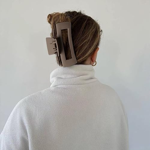 Miniatura 2 de Pinzas de garra extra grandes de 5 pulgadas para cabello grueso, agarre fuerte, pinzas de garra extra grandes, 4 pinzas grandes para cabello grueso